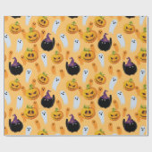 Halloween Geschenkpapier (Flach)