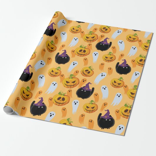 Halloween Geschenkpapier (Ungerollt)