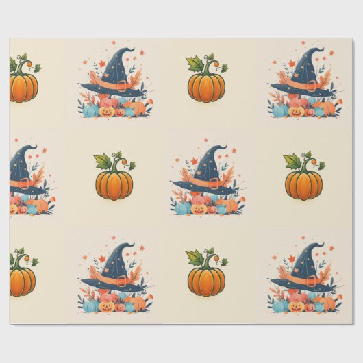 Halloween Geschenkpapier (Flach)
