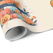 Halloween Geschenkpapier (Rolleneckpunkt)