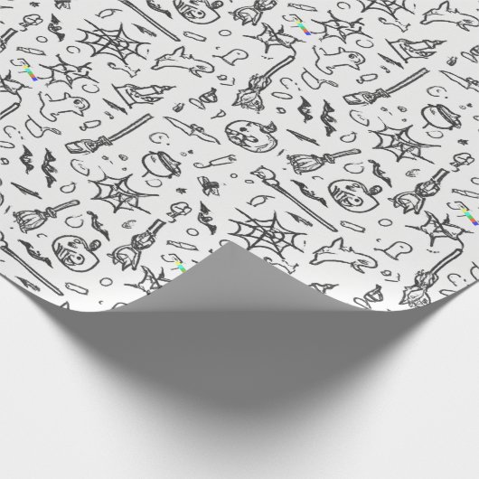 Halloween Geschenkpapier (Ecke)