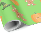 Halloween geschenkpapier (Rolleneckpunkt)