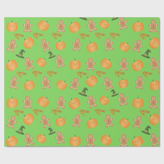 Halloween geschenkpapier (Flach)