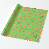 Halloween geschenkpapier (Ungerollt)