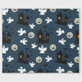 Halloween Geschenkpapier (Flach)
