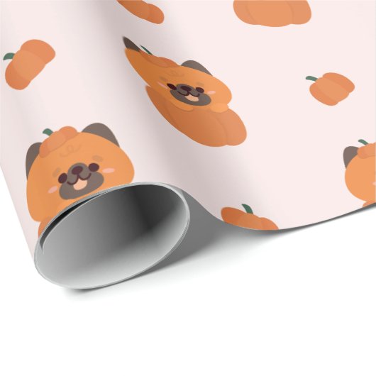 Halloween Geschenkpapier (Rolleneckpunkt)