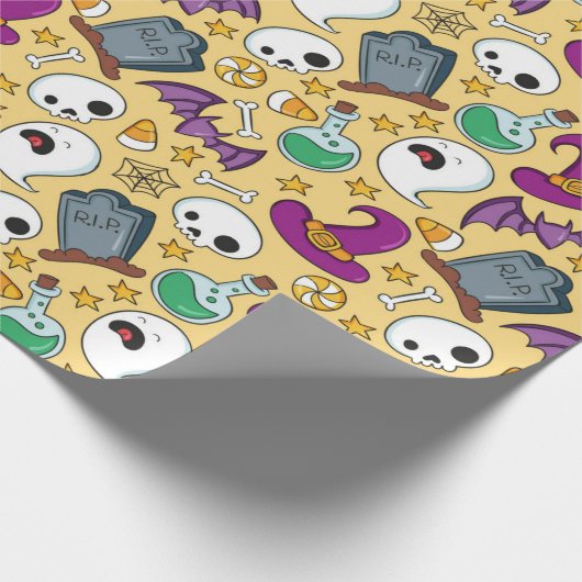Halloween Geschenkpapier (Ecke)