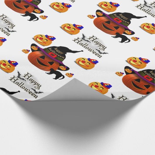 Halloween Geschenkpapier (Ecke)