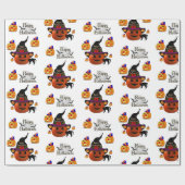 Halloween Geschenkpapier (Flach)