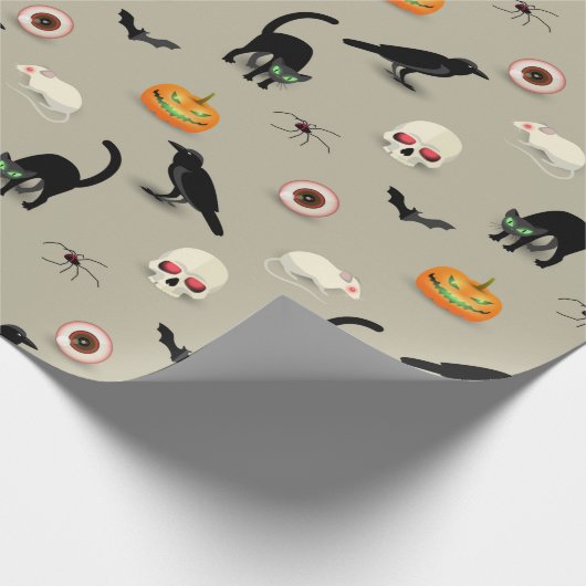 Halloween Geschenkpapier (Ecke)