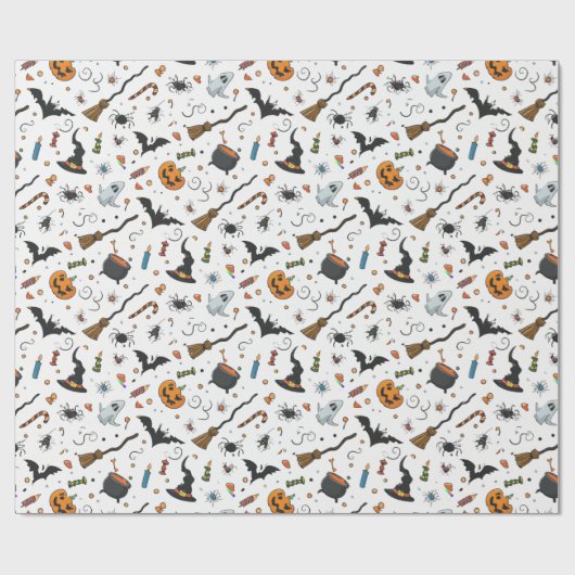 Halloween Geschenkpapier (Flach)