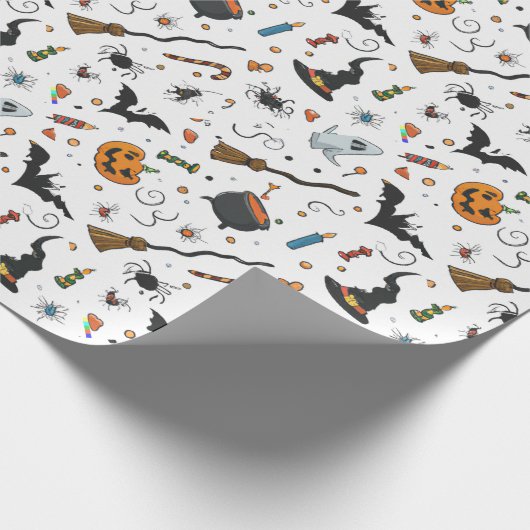Halloween Geschenkpapier (Ecke)