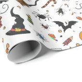 Halloween Geschenkpapier (Rolleneckpunkt)