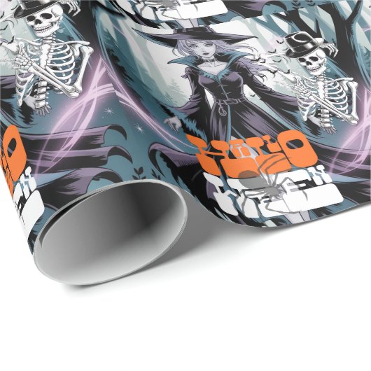 Halloween  geschenkpapier (Rolleneckpunkt)