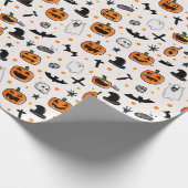 Halloween Geschenkpapier (Ecke)