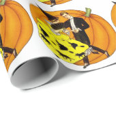 Halloween Geschenkpapier (Rolleneckpunkt)