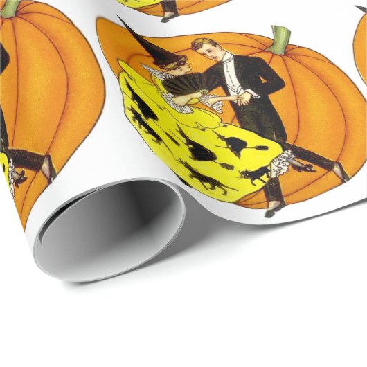 Halloween Geschenkpapier (Rolleneckpunkt)