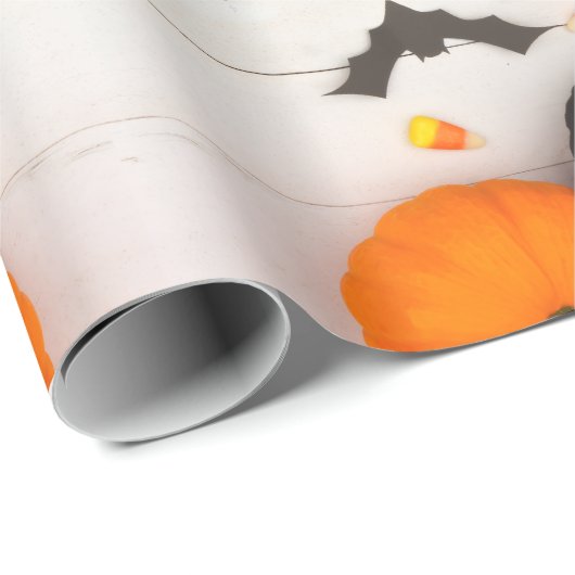 Halloween Geschenkpapier (Rolleneckpunkt)