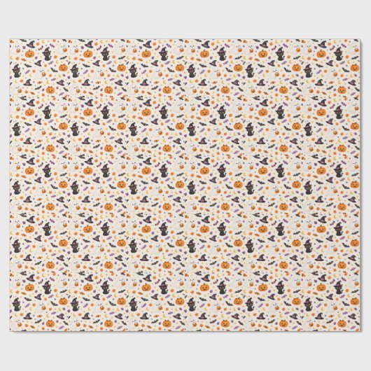 Halloween Geschenkpapier (Flach)