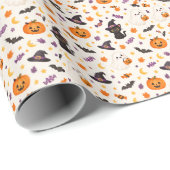Halloween Geschenkpapier (Rolleneckpunkt)