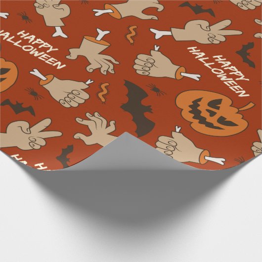 Halloween Geschenkpapier (Ecke)