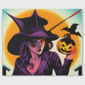 Halloween Geschenkpapier (Flach)