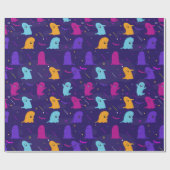 Halloween Geschenkpapier (Flach)