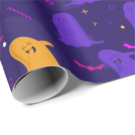 Halloween Geschenkpapier (Rolleneckpunkt)
