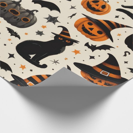 HALLOWEEN GESCHENKPAPIER (Ecke)