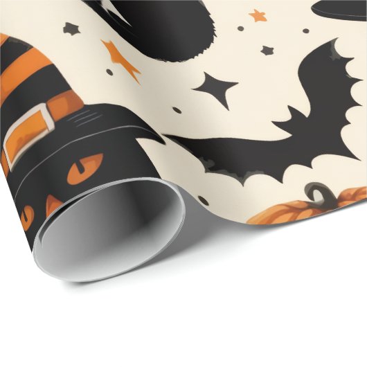 HALLOWEEN GESCHENKPAPIER (Rolleneckpunkt)