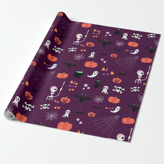 Halloween Geschenkpapier (Ungerollt)