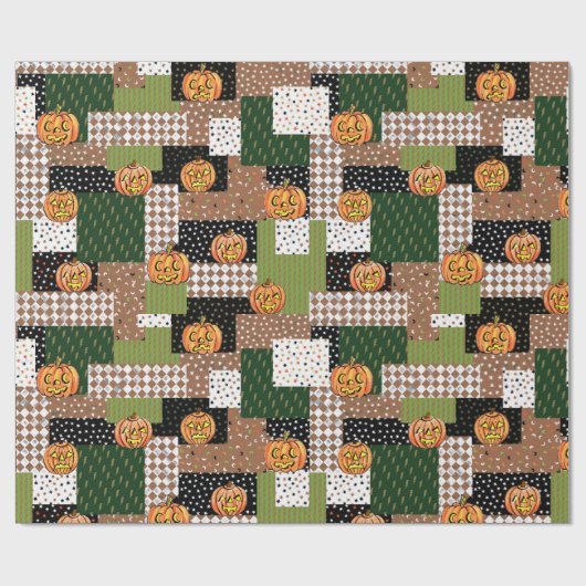 Halloween-Geschenkpapier-Flickwerk Geschenkpapier (Flach)