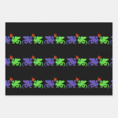 Halloween-Geschenkpapier - gemischte Blätter (Vorderseite 3)
