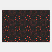 Halloween-Geschenkpapier - gemischte Blätter (Vorderseite 2)