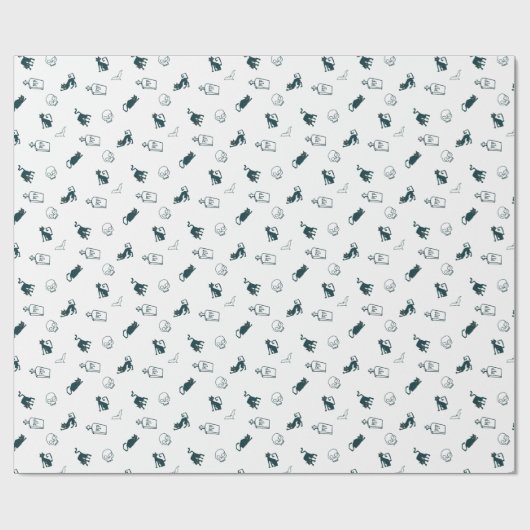 Halloween-Geschenkpapier Geschenkpapier (Flach)