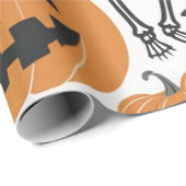Halloween-Geschenkpapier Geschenkpapier (Rolleneckpunkt)