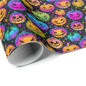 Halloween-Geschenkpapier Geschenkpapier (Rolleneckpunkt)