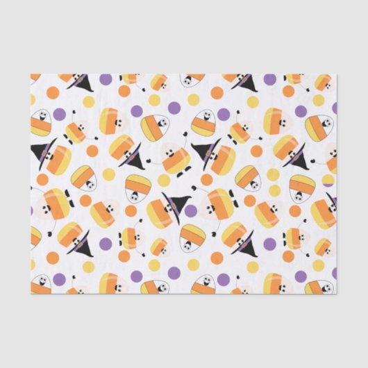 Halloween-Geschenkpapier Seidenpapier (Vorderseite)
