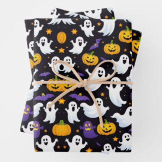 HALLOWEEN GESCHENKPAPIER SET