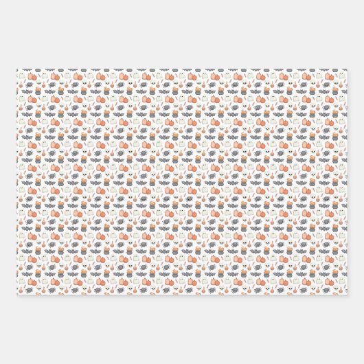 Halloween Geschenkpapier Set (Vorderseite 3)