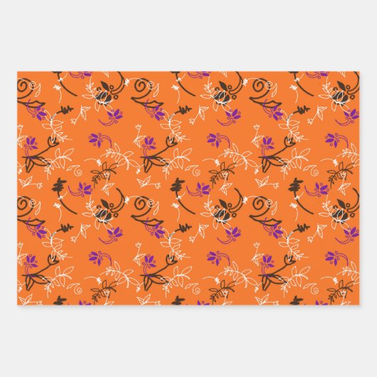 Halloween Geschenkpapier Set (Vorderseite)