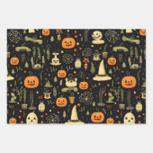 Halloween Geschenkpapier Set (Vorderseite)
