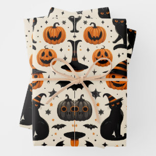 HALLOWEEN GESCHENKPAPIER SET