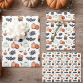 Halloween Geschenkpapier Set