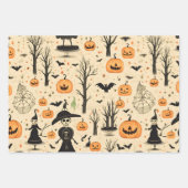 Halloween Geschenkpapier Set (Vorderseite 2)