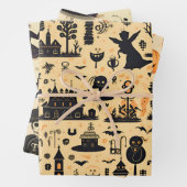 Halloween Geschenkpapier Set (Beispiel)