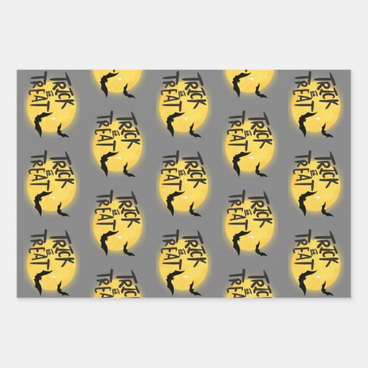 Halloween Geschenkpapier Set (Vorderseite 2)