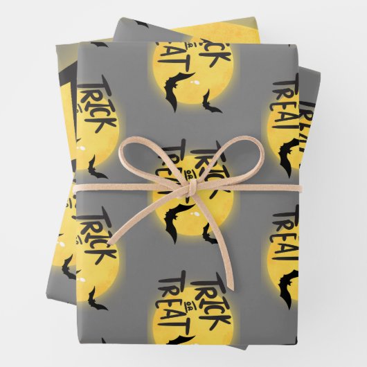 Halloween Geschenkpapier Set (Beispiel)