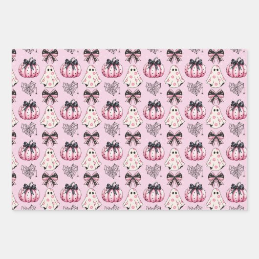 Halloween Geschenkpapier Set (Vorderseite 3)