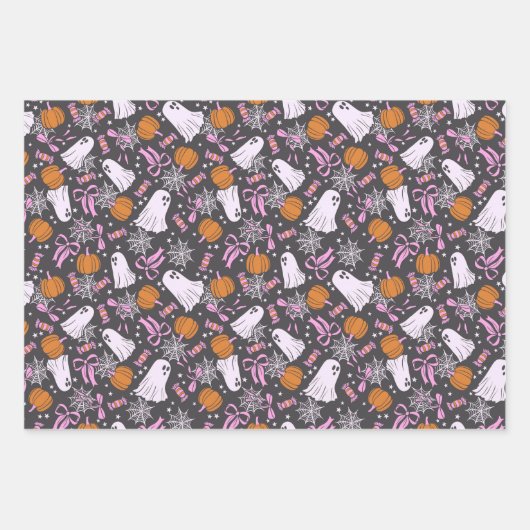 Halloween Geschenkpapier Set (Vorderseite 2)